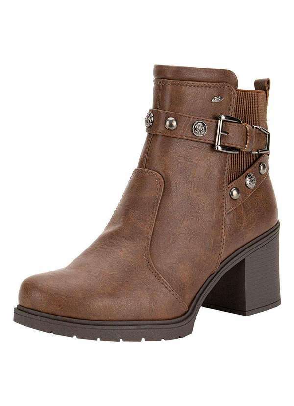 Vista 2 Bota Feminina Cano Baixo Dakota Da871 - Café Dakota