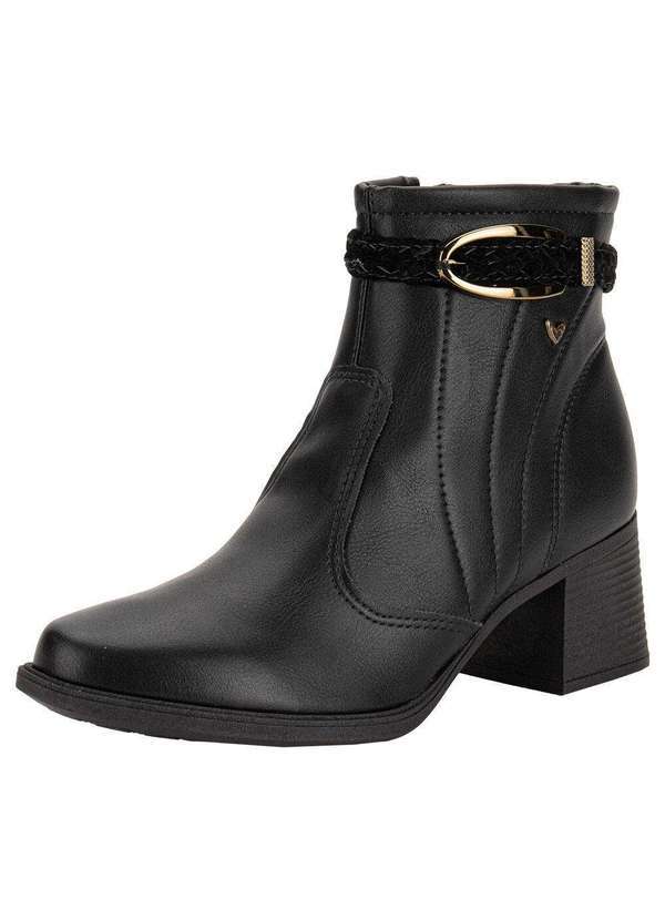 Vista 2 Bota Feminina Cano Baixo Mississipi Mc851 - Preto MISSISSIPI