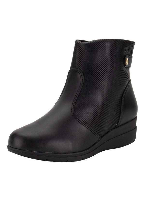 Vista 2 Bota Feminina Cano Baixo Modare 7085103 - Preto MODARE