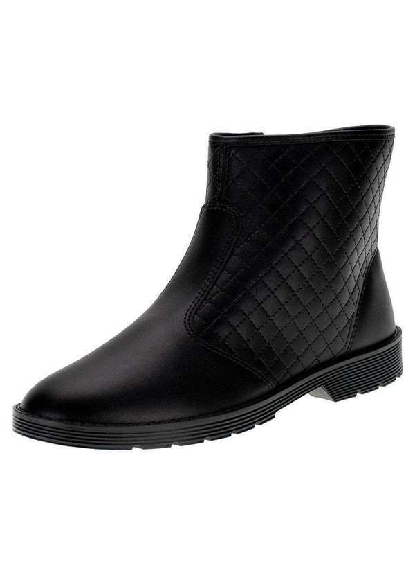 Vista 2 Bota Feminina Cano Baixo Moleca 5345101 - Preto