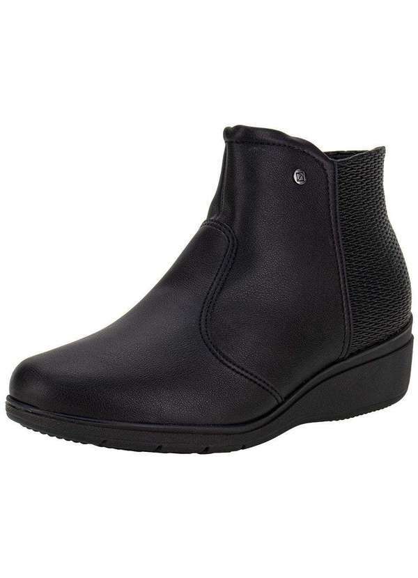 Vista 2 Bota Feminina Cano Baixo Piccadilly 117120 Preto Piccadilly