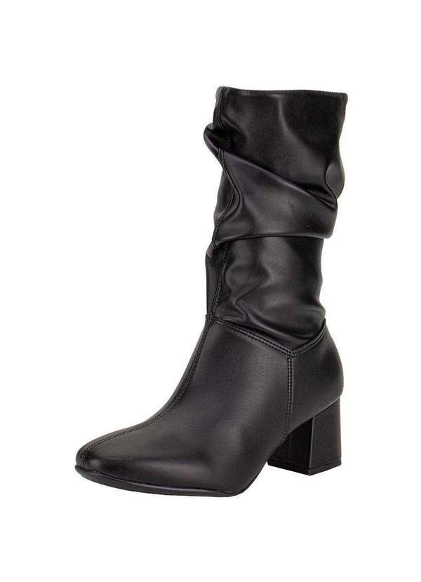 Vista 2 Bota Feminina Cano Médio Beira Rio 9076102 Preto BEIRA RIO