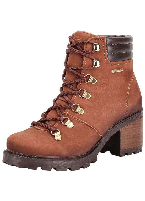 Vista 2 Bota Feminina Coturno Pegada 281321 Chocolate PEGADA