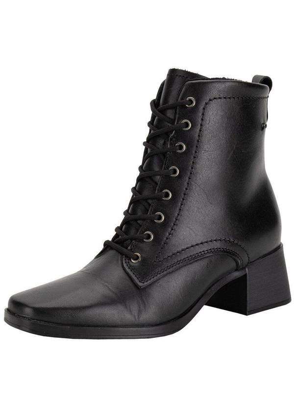 Vista 2 Bota Feminina Coturno Pegada 282352 Preto PEGADA