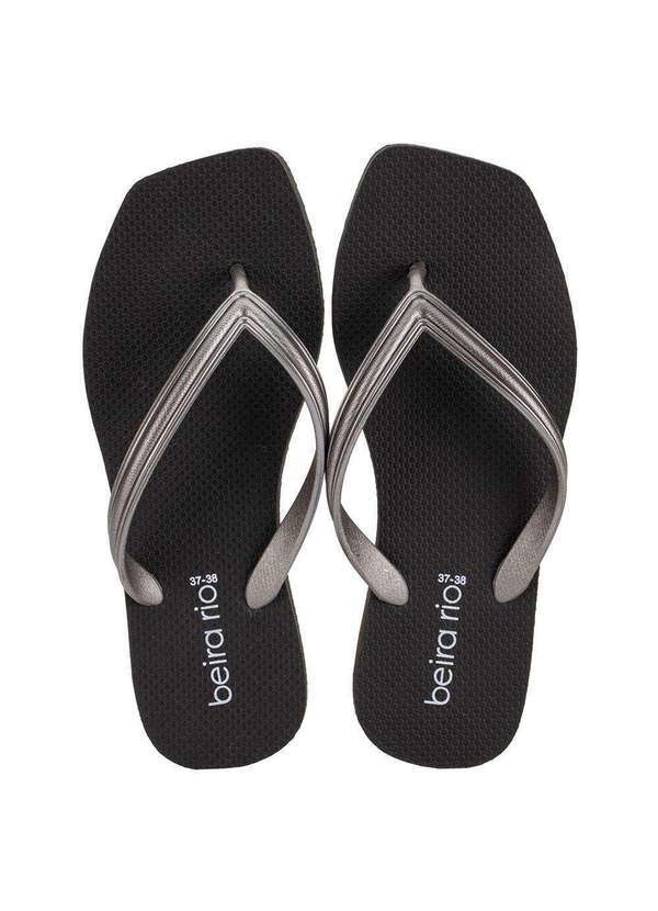 Vista 2 Chinelo Feminino Beira Rio 8556900 - Preto/Grafite