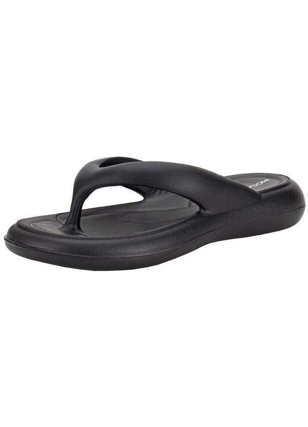 Vista 2 Chinelo Feminino Marshmallow Piccadilly 248001 Preto Piccadilly