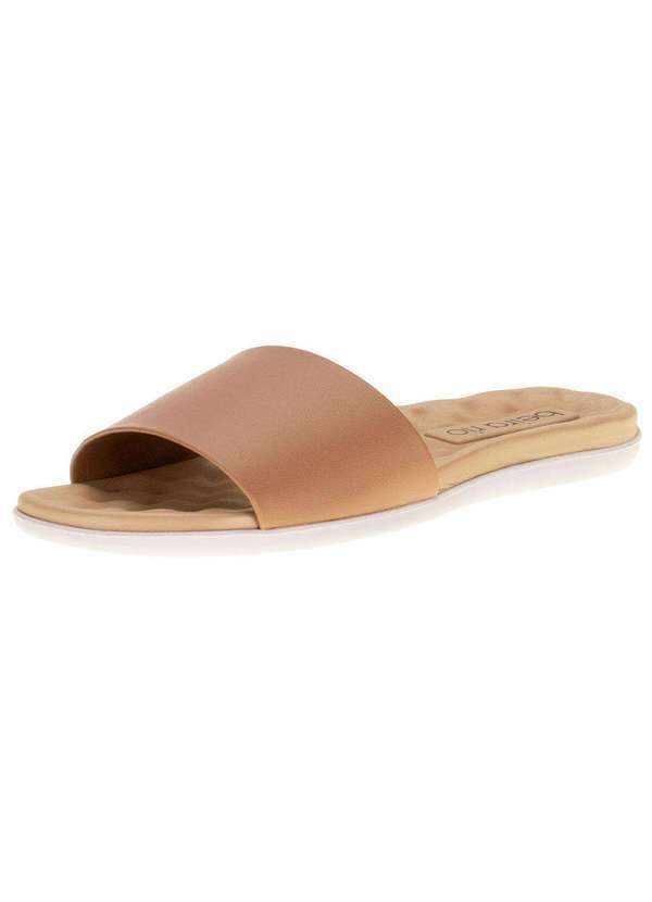 Vista 2 Chinelo Feminino Slide Beira Rio - 8360303 - Salmão