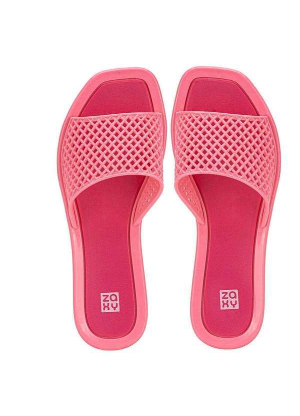 Vista 2 Chinelo Feminino Slide Mesh Zaxy 19125 - Rosa
