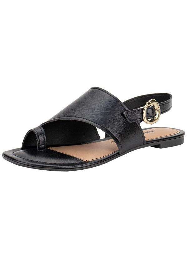 Vista 2 Sandália Feminina Flat Dakota Y9362 Preto Dakota