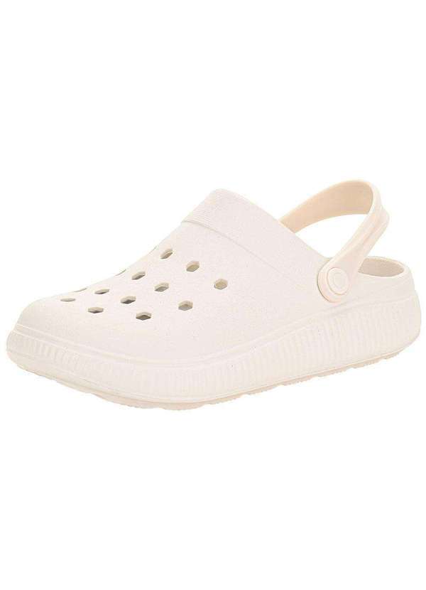 Vista 2 Clog Feminino Moleca 5832100 Branco/Off