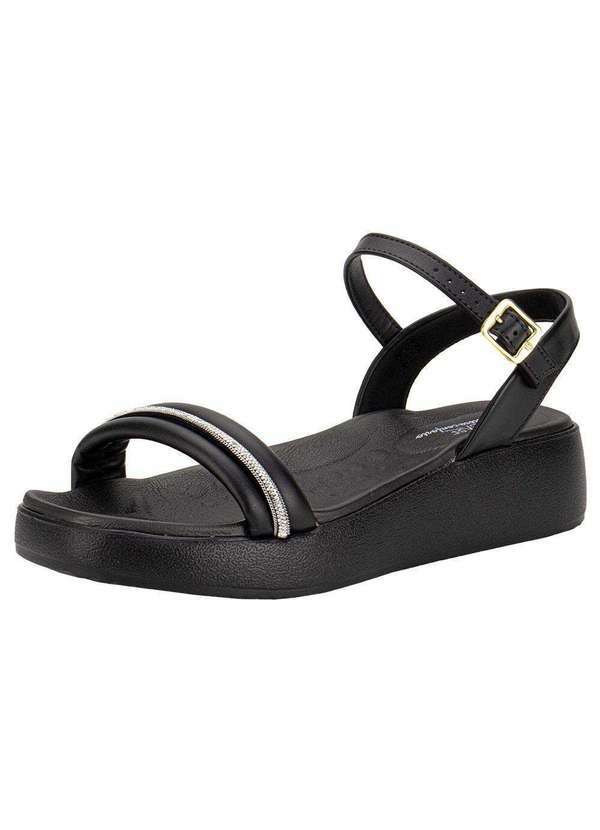 Vista 2 Sandália Feminina Anabela Modare 7189112 - Preto MODARE