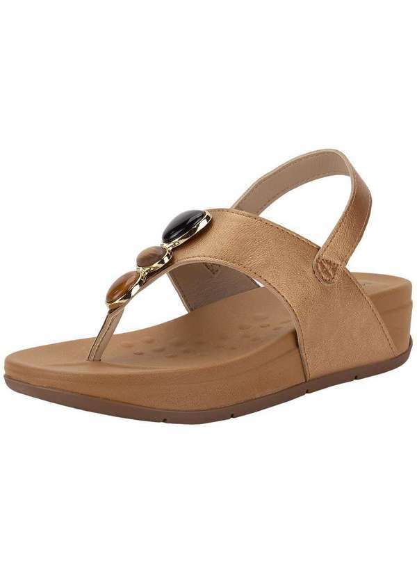 Vista 2 Sandália Feminina Anabela Modare 7207102 - Bronze MODARE