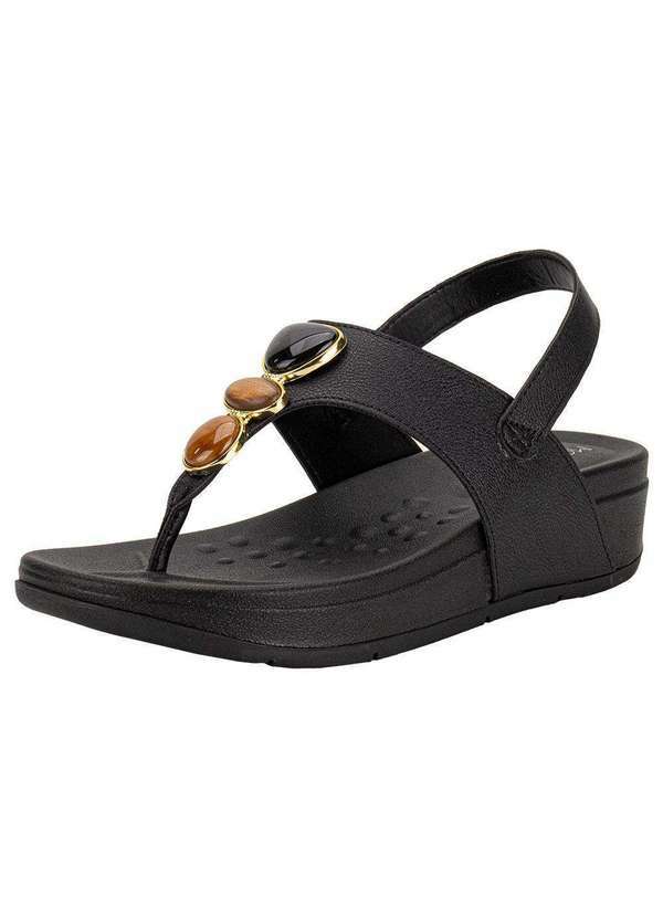Vista 2 Sandália Feminina Anabela Modare 7207102 - Preto MODARE