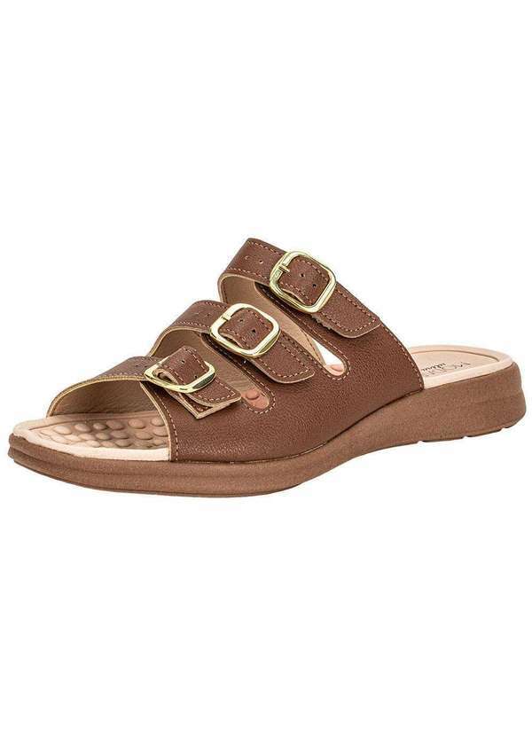 Vista 2 Sandália Feminina Conforto Modare 7174122 Chocolate MODARE