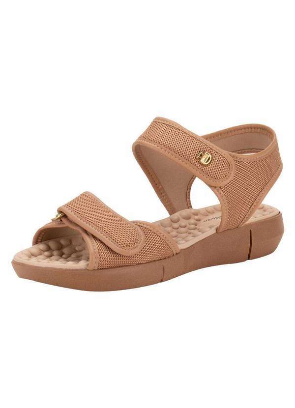 Vista 2 Sandália Feminina Flat Modare 7142118 - Salmão MODARE