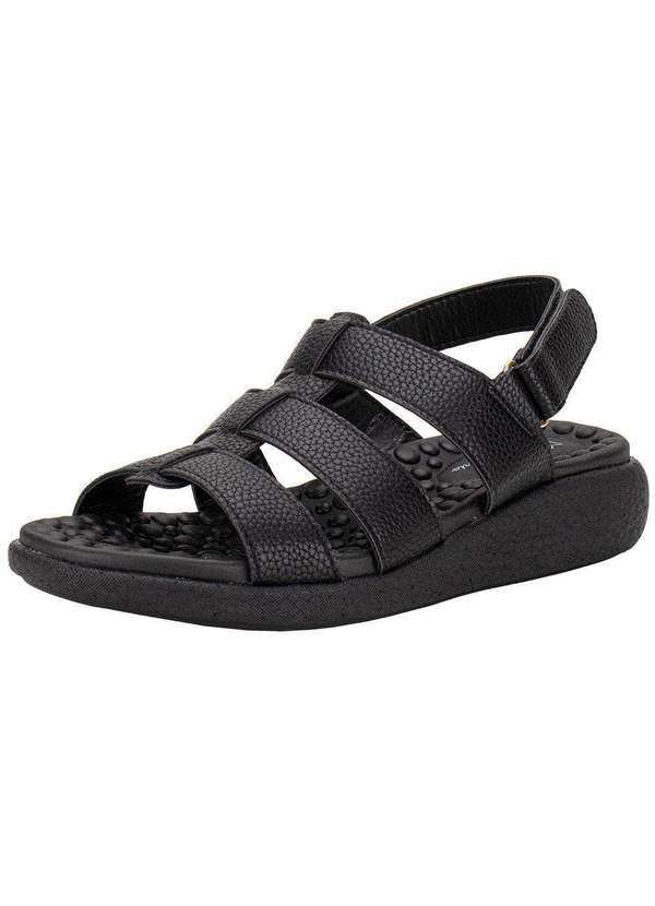 Vista 2 Sandália Feminina Flat Modare 7206205 Preto MODARE