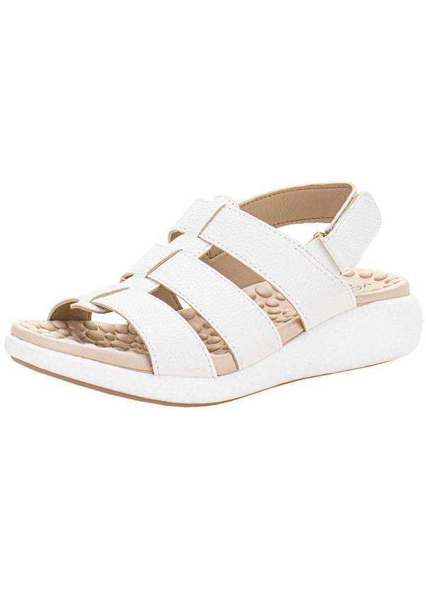 Vista 2 Sandália Feminina Flat Modare 7206205 Branco MODARE