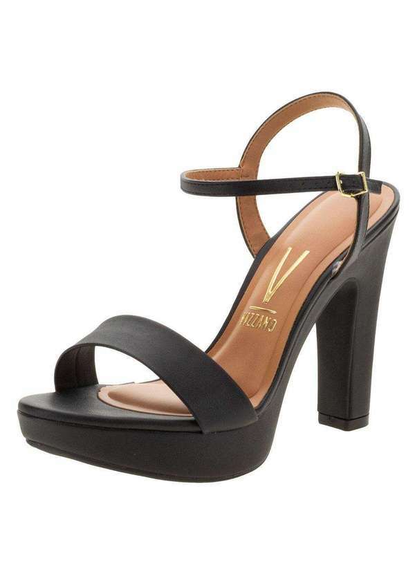 Vista 2 Sandália Feminina Salto Alto Vizzano - 6292100 - Preto VIZZANO