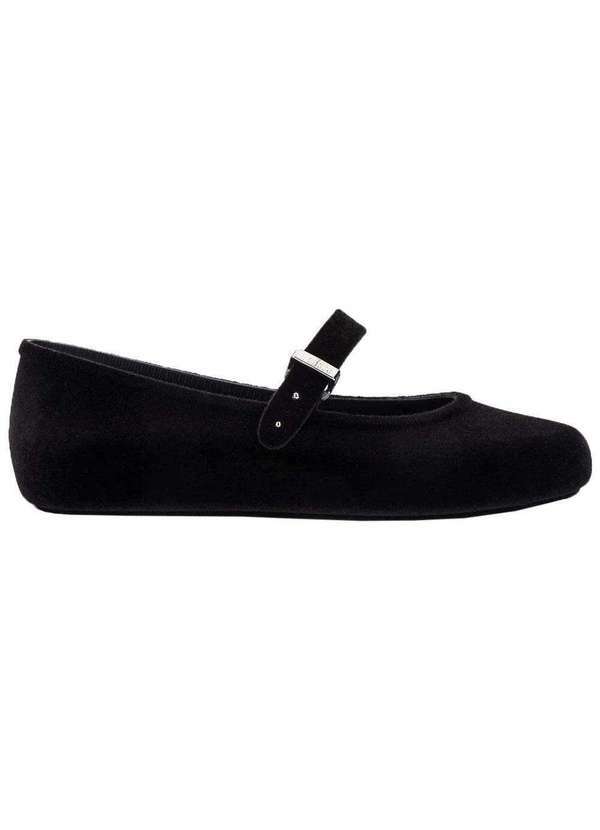 Vista 2 Melissa Soft Ballerina Velvet Ii 37844 Preto