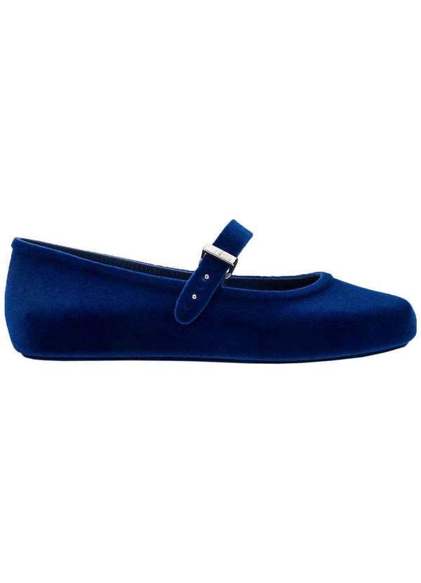 Vista 2 Melissa Soft Ballerina Velvet Ii 37844 Azul