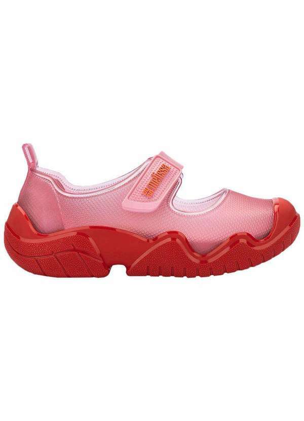 Vista 2 Melissa Sprint Ballerina 36843 Vermelho/Rosa