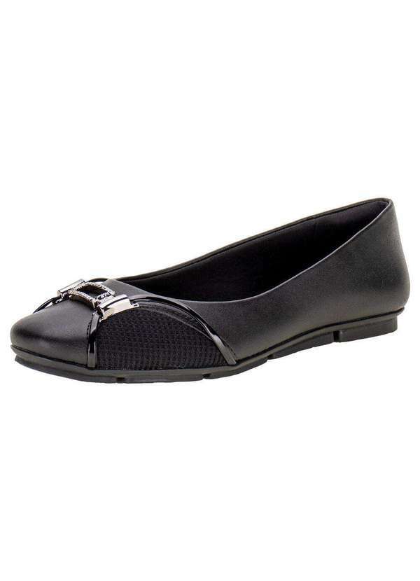 Sapatilha Feminina Flat Comfortflex - 2363402 - Preto