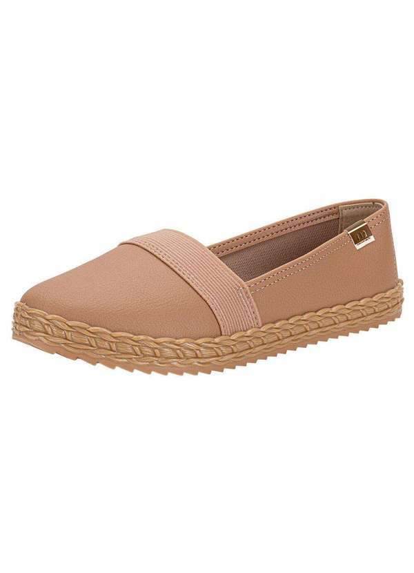 Vista 2 Sapatilha Feminina Flat Moleca 5696300 - Salmão MOLECA