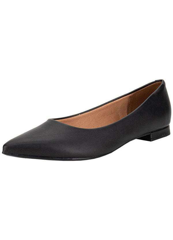 Vista 2 Sapatilha Feminina Flat Vizzano 1206200 - Preto VIZZANO