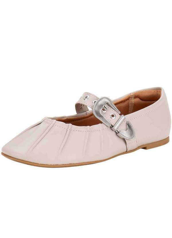 Vista 2 Sapatilha Feminina Flat Vizzano 1443104 - Taupe