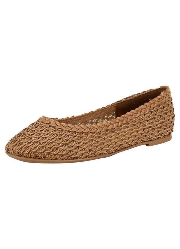 Vista 2 Sapatilha Feminina Flat Vizzano 1443106 - Camel VIZZANO