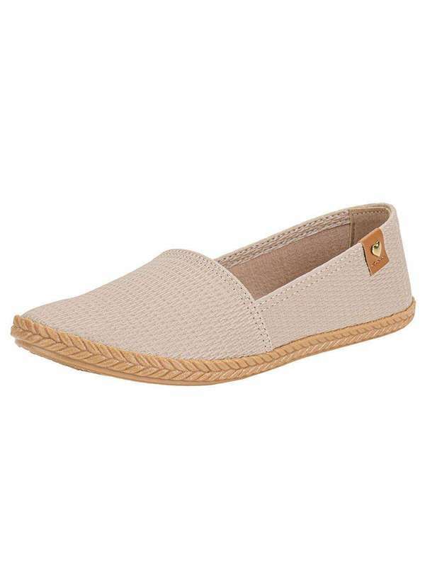 Vista 2 Sapatilha Feminina Moleca - 5287210 - Cinza MOLECA