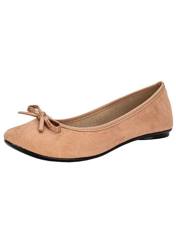 Vista 2 Sapatilha Feminina Moleca 5726115 - Salmão