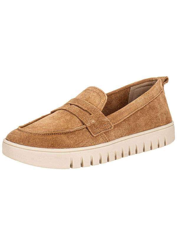 Vista 2 Mocassim Feminino Bottero 372602 Caramelo Bottero