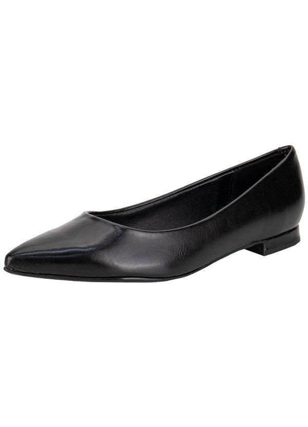Vista 2 Sapatilha Feminina Flat Vizzano 1206200 Preto VIZZANO