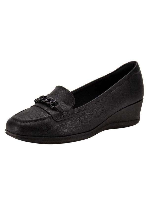 Vista 2 Sapato Feminino Anabela Modare 7392103 - Preto MODARE