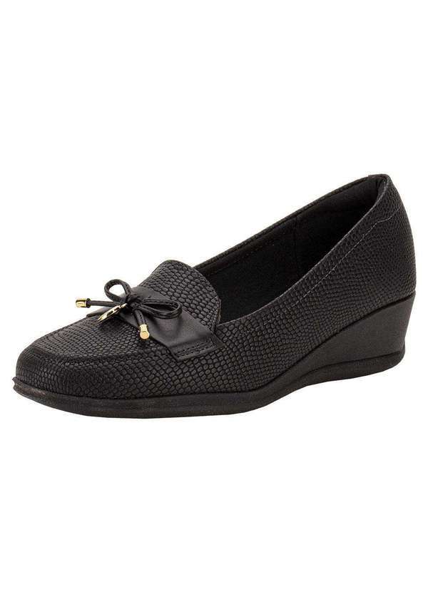 Vista 2 Sapato Feminino Anabela Modare 7392104 - Preto MODARE
