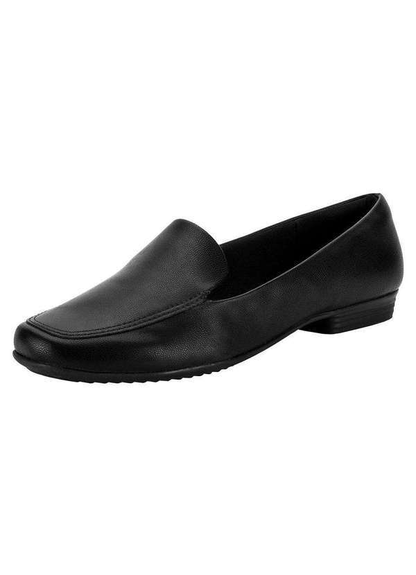 Vista 2 Sapato Feminino Flat Piccadilly 250149 - Preto Piccadilly