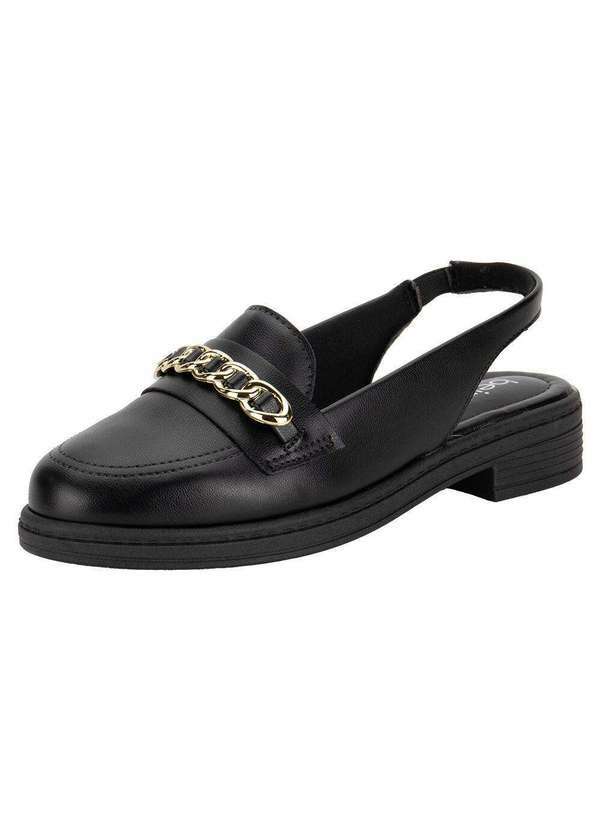 Vista 2 Sapato Feminino Mule Beira Rio 4312112 - Preto BEIRA RIO