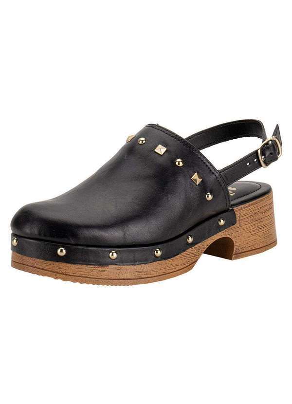 Vista 2 Sapato Feminino Salto Grosso Dakota D0102 - Preto Dakota