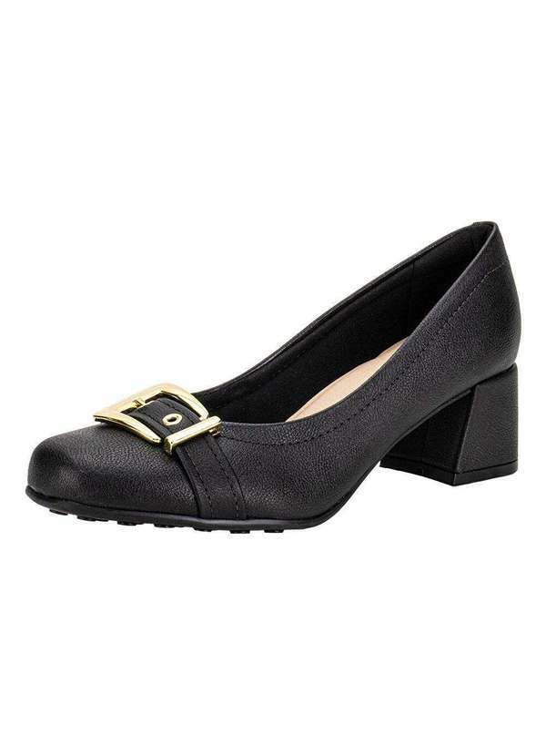 Vista 2 Sapato Feminino Salto Grosso Modare 7373117 - Preto MODARE