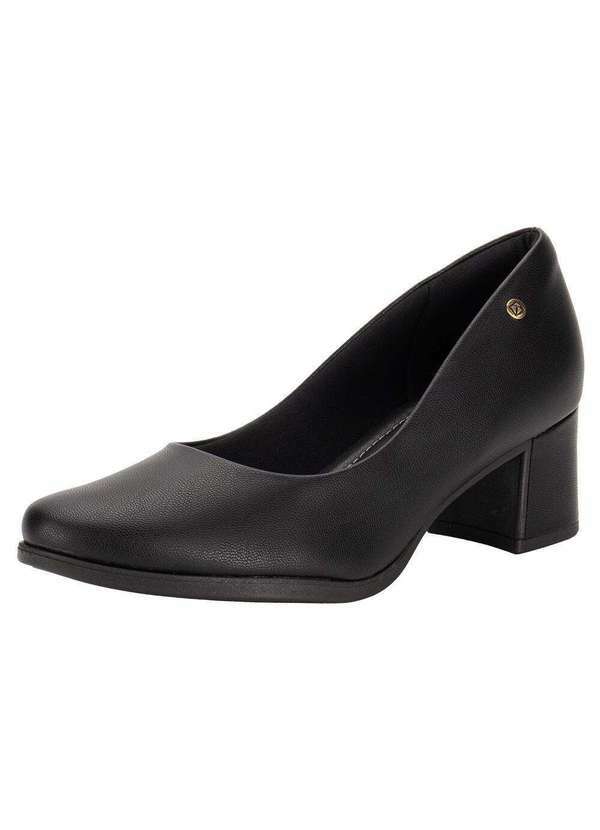 Sapato Feminino Salto Grosso Piccadilly 654007 - Preto