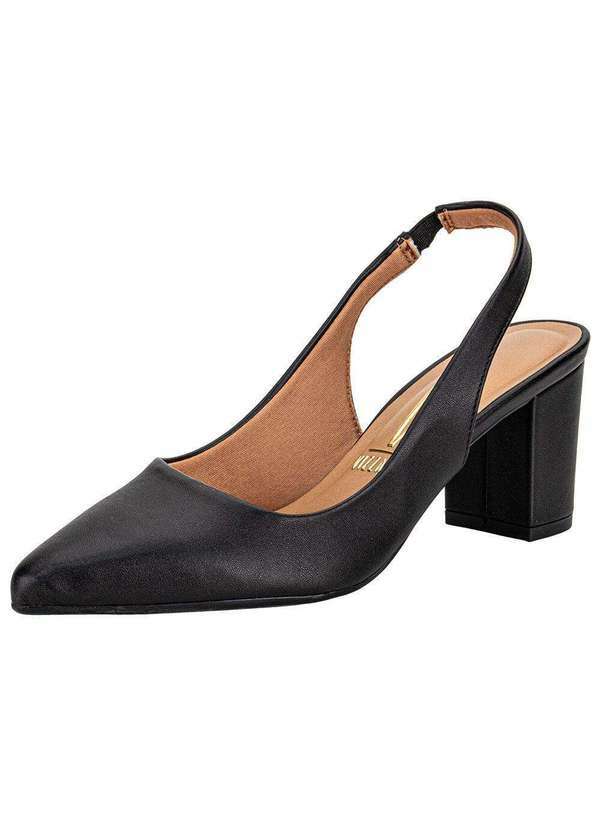 Vista 2 Sapato Feminino Salto Grosso Vizzano 1290503 - Preto VIZZANO