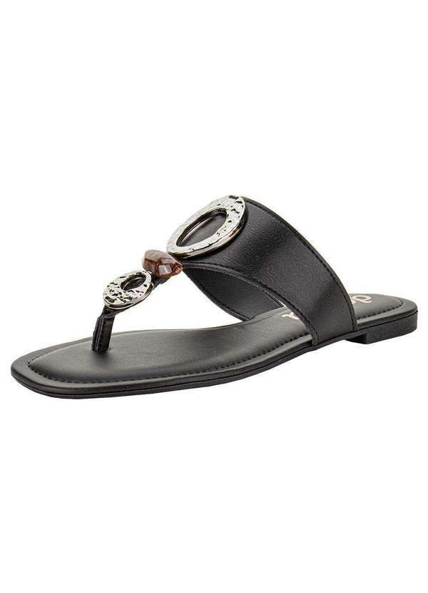 Vista 2 Tamanco Feminino Flat Dakota Y7981 - Preto Dakota