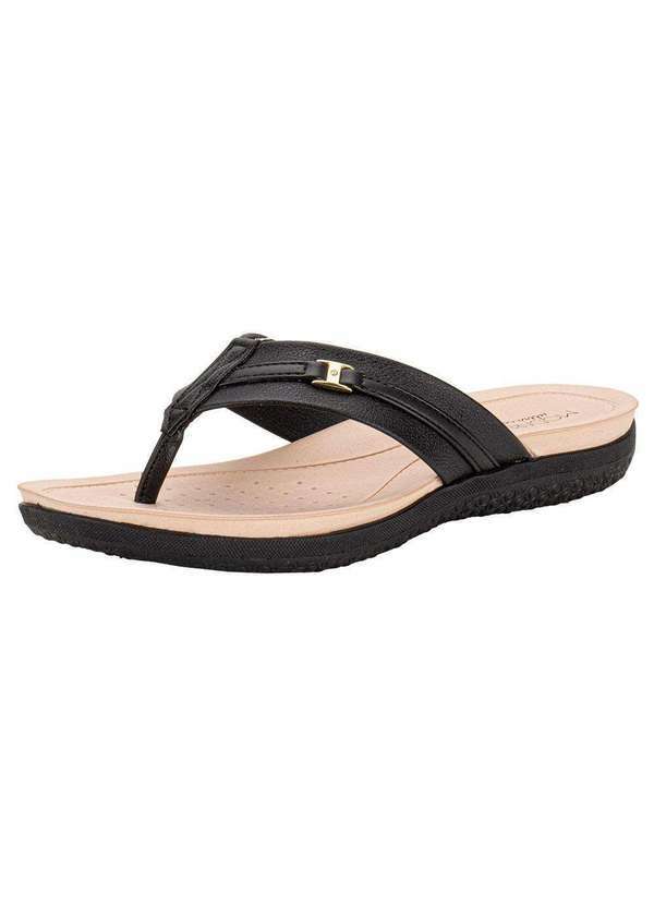 Vista 2 Tamanco Feminino Flat Modare 7125244 - Preto 02 MODARE