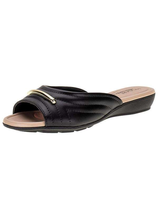 Tamanco Feminino Flat Modare - 7127246 - Preto