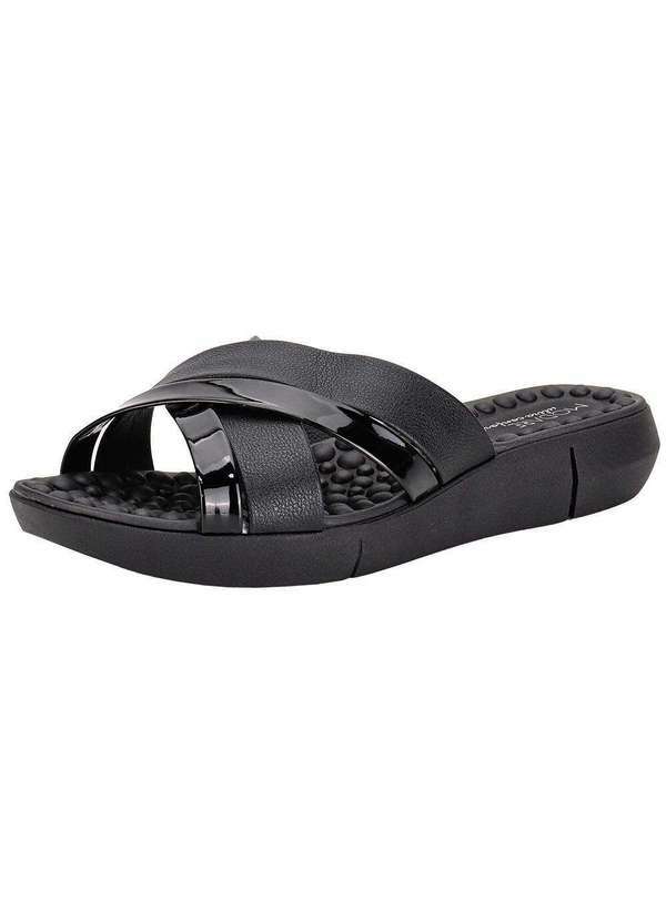 Vista 2 Tamanco Feminino Flat Modare 7142144 Preto MODARE