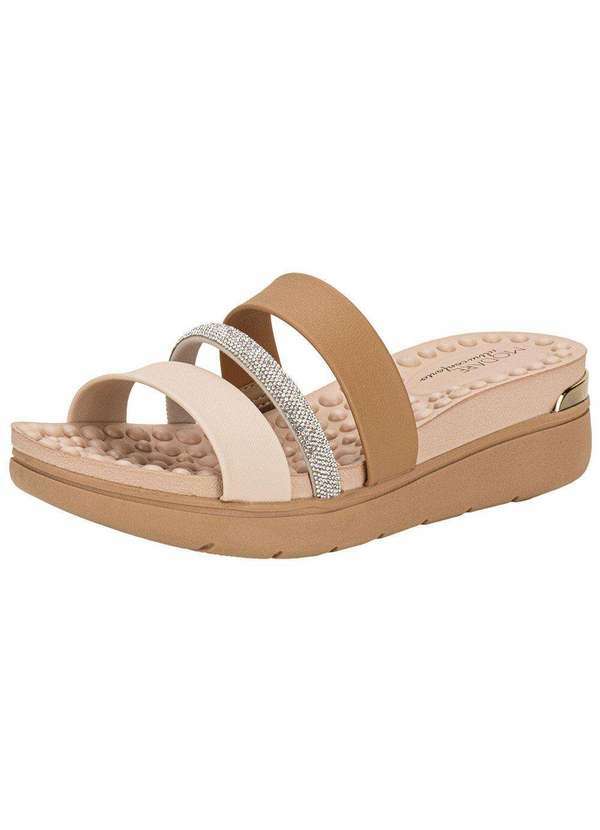 Vista 2 Tamanco Feminino Flat Modare 7151133 - Bege MODARE
