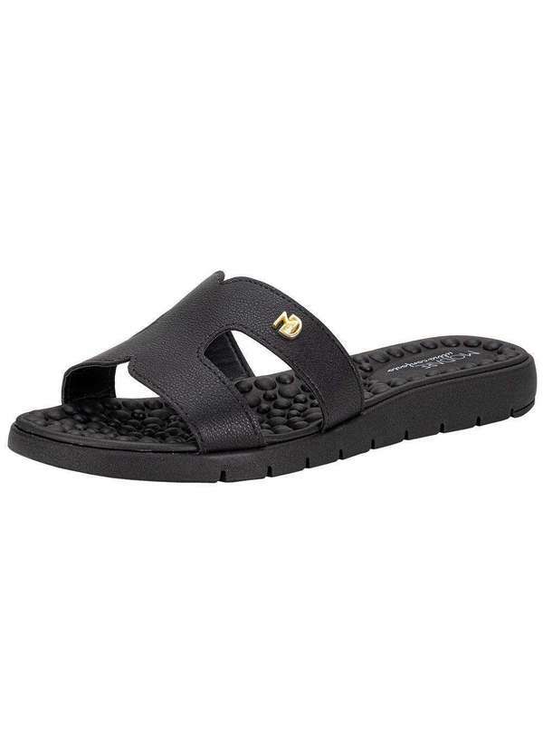 Vista 2 Tamanco Feminino Flat Modare 7162330 Preto MODARE