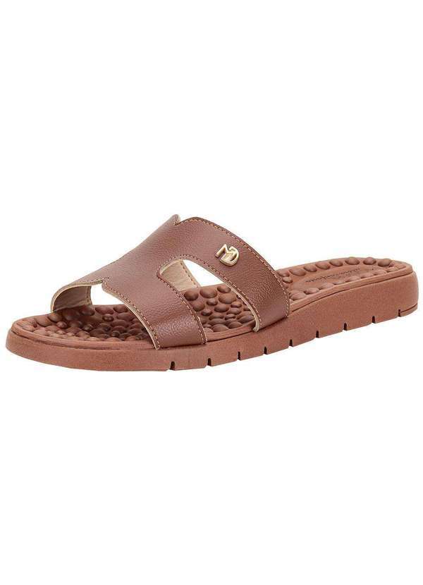 Vista 2 Tamanco Feminino Flat Modare 7162330 Chocolate MODARE