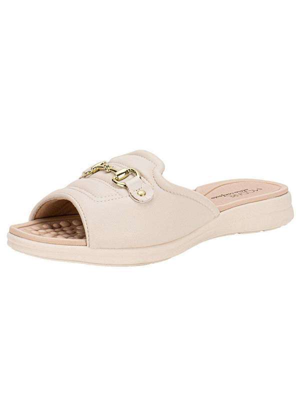 Vista 2 Tamanco Feminino Flat Modare 7174120 - Marfim